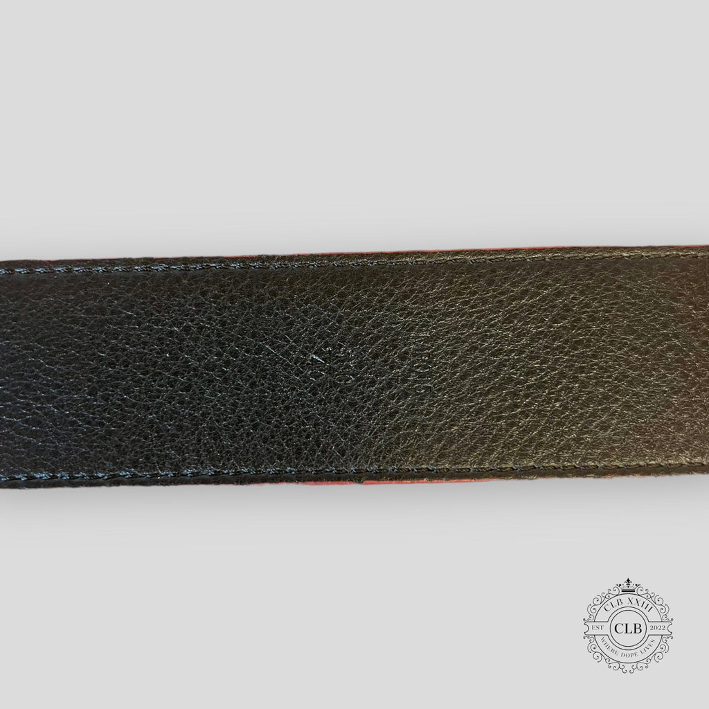 LOUIS VUITTON X SUPREME INITIALES BELT RED