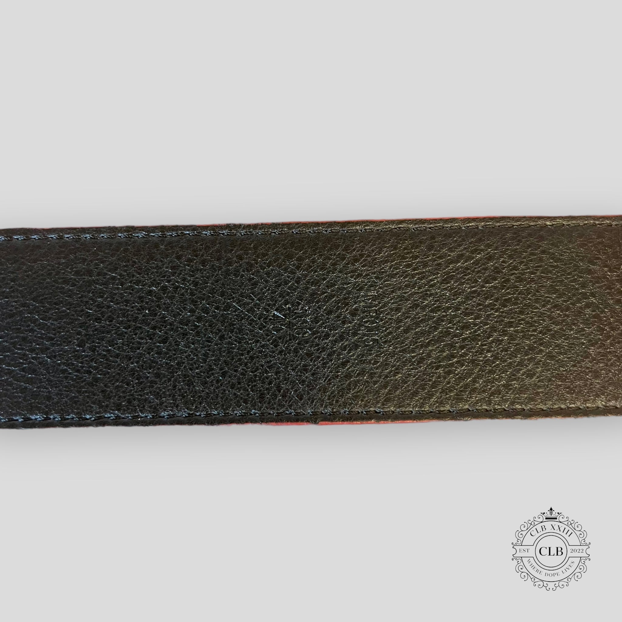 LOUIS VUITTON X SUPREME INITIALES BELT RED
