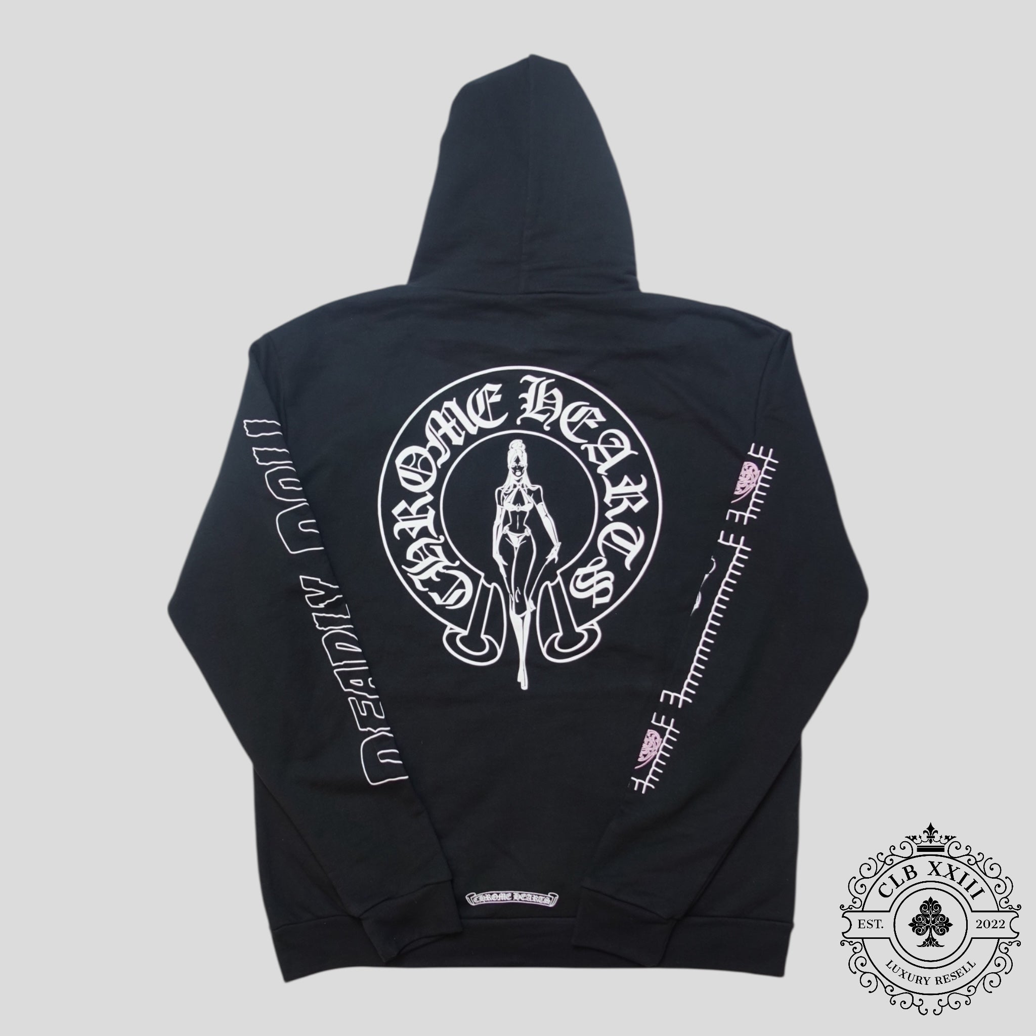 Chrome Hearts Deadly Doll Zip Up Hoodie