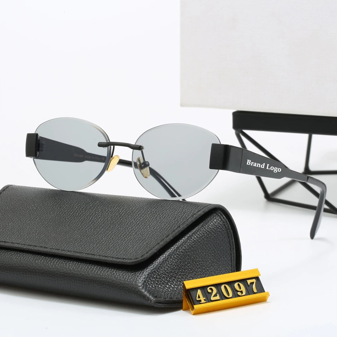 Sunglass 2024 Women Men Luxury Shades Cat Eye Trendy Wholesale Sun Glasses Designer Sunglasses