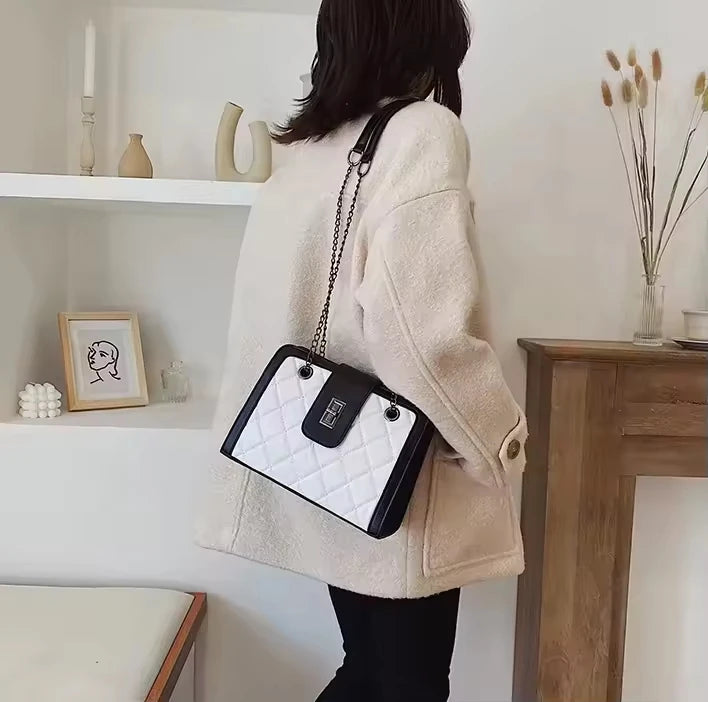 2025 Wholesale Women Shoulder Bag Shoulder Large Ladies Designer Hand Bags Women Handbag Branded Pu Leather Ladies Sling Bag