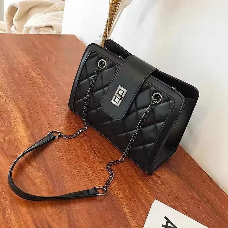 2025 Wholesale Women Shoulder Bag Shoulder Large Ladies Designer Hand Bags Women Handbag Branded Pu Leather Ladies Sling Bag
