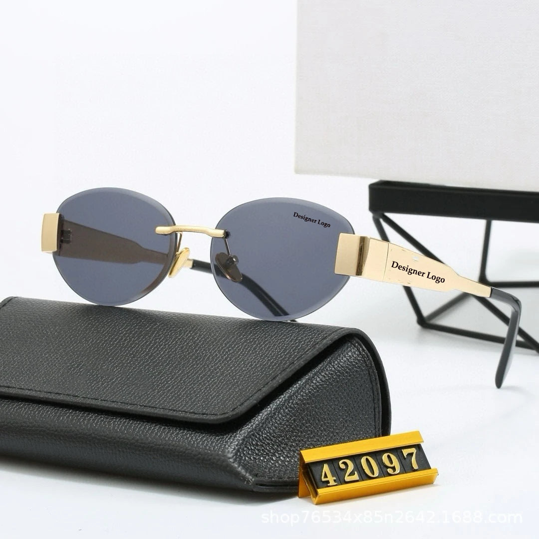 Sunglass 2024 Women Men Luxury Shades Cat Eye Trendy Wholesale Sun Glasses Designer Sunglasses