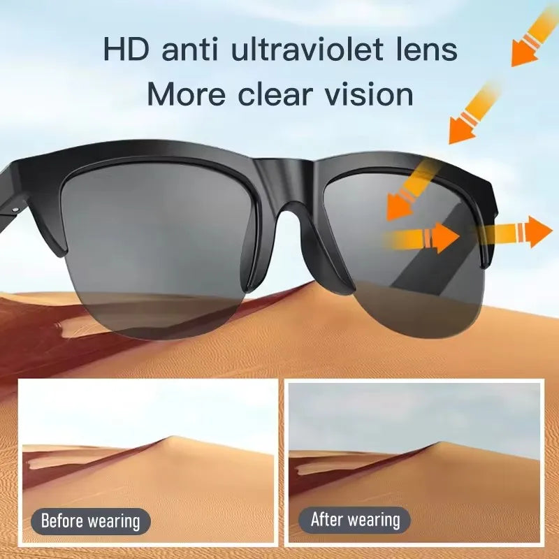 Hot Style Wireless Audifonos Auriculare F06 Smart Sport Handsfree Designer Sunglasses Headphone Earphone for Men Women