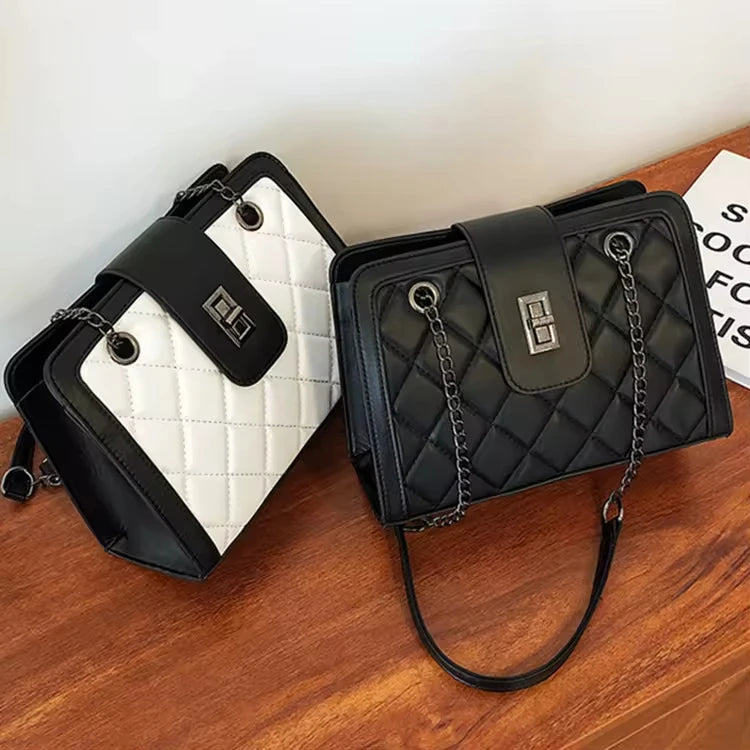2025 Wholesale Women Shoulder Bag Shoulder Large Ladies Designer Hand Bags Women Handbag Branded Pu Leather Ladies Sling Bag
