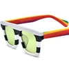Borregls Multicolor Matte Acetate Polarized Sunglasses Women Brand Designer Oversize Big Square Sun Glasses Men Shades 19374T