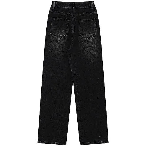 Custom Baggy Straight Wide Leg Fashion Wide Leg Denim Designer Fashion Jeans