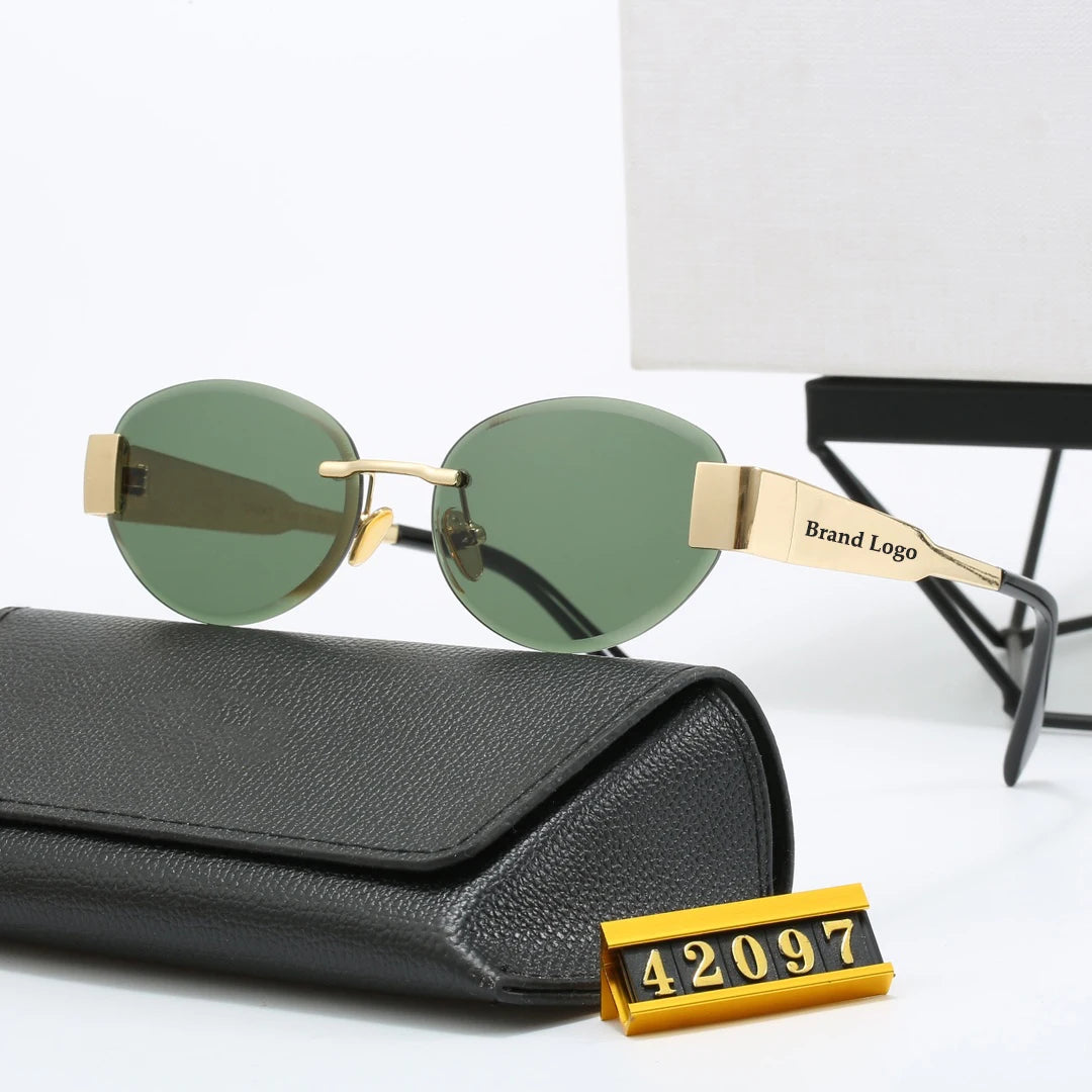Sunglass 2024 Women Men Luxury Shades Cat Eye Trendy Wholesale Sun Glasses Designer Sunglasses