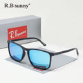 Classic Rectangle Sunglasses For Men Women Driving Fishing UV400 Protection Eyewear Polarized Fashion Glasses