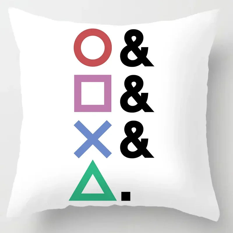 45x45cm TV Game Pillowcase Cushion Cover