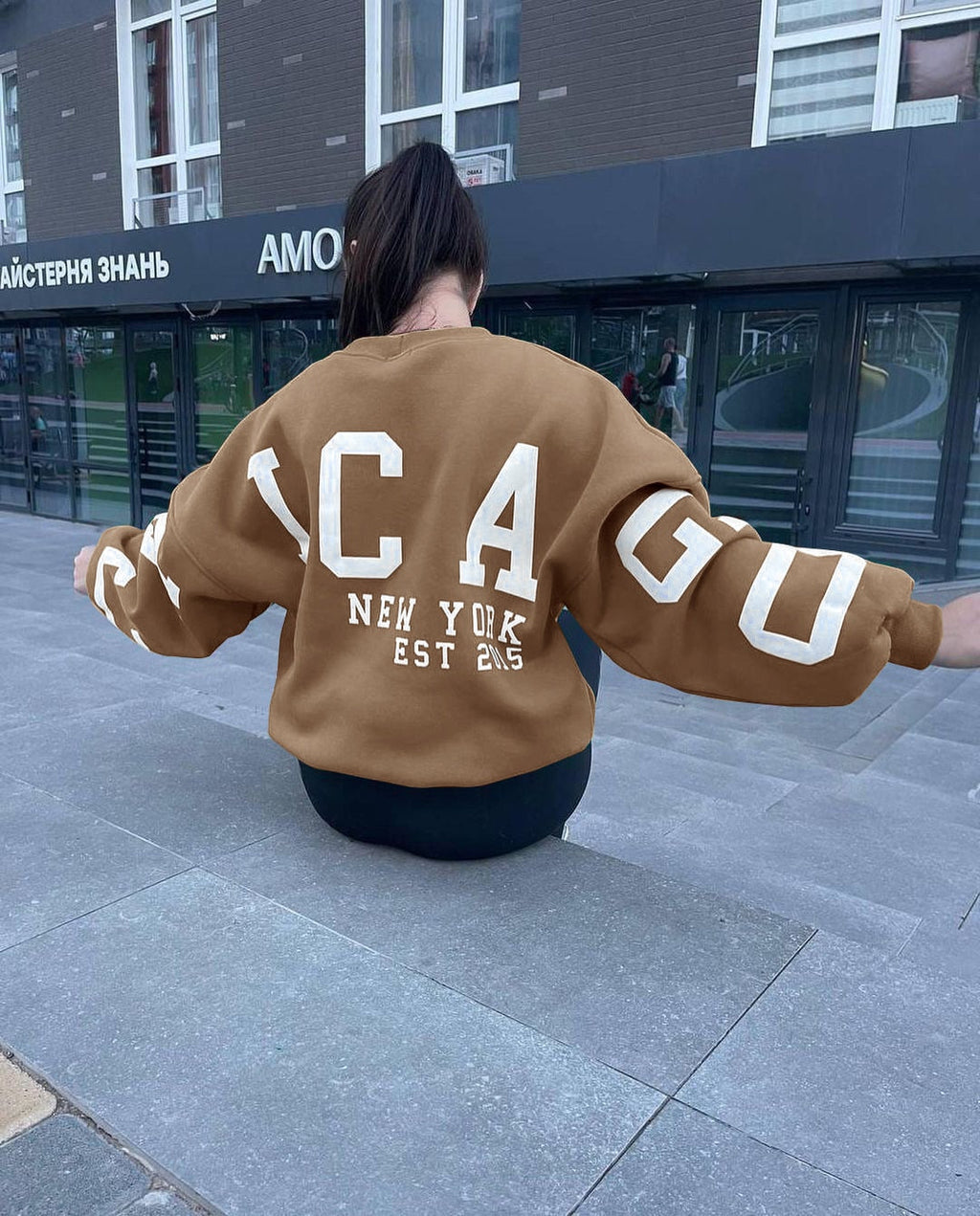 Woman’s Sweatshirt Long Sleeve Loose Hoodie