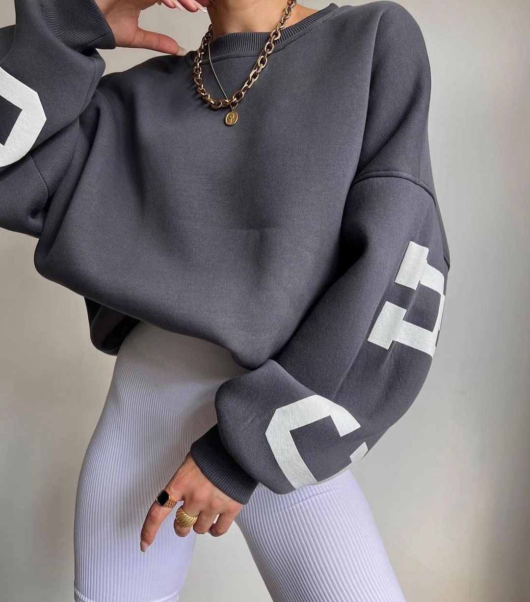 Woman’s Sweatshirt Long Sleeve Loose Hoodie