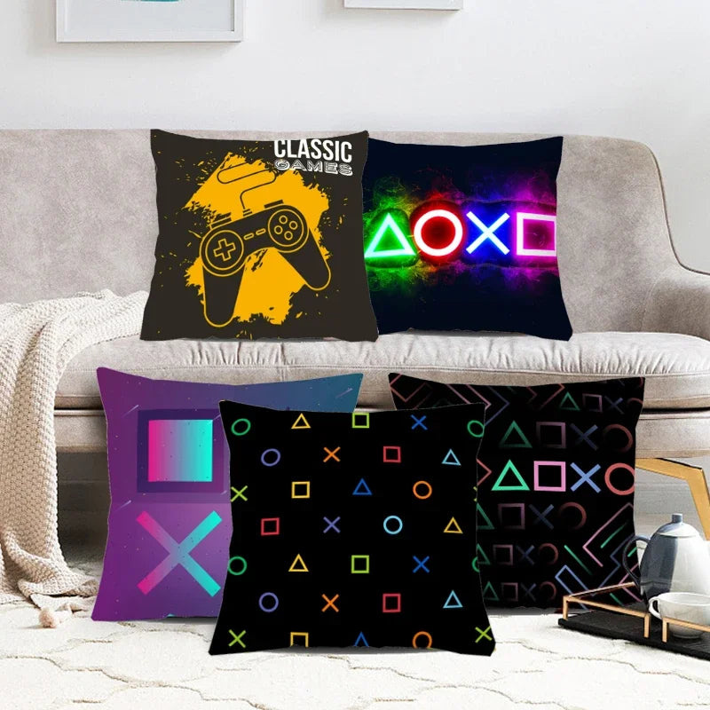 45x45cm TV Game Pillowcase Cushion Cover