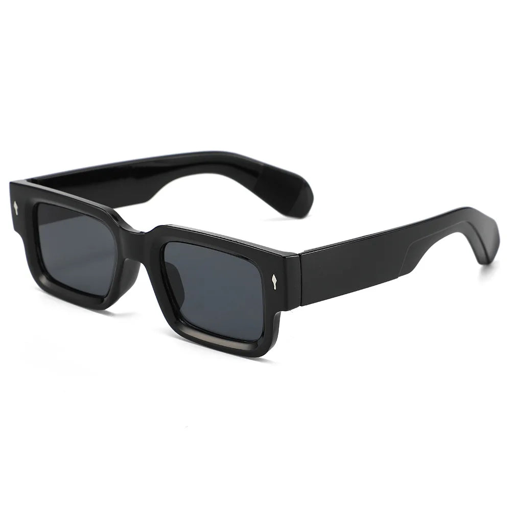 1PC Unisex Retro Square Sunglasses Classic UV Protection Plastic Frame Shades for Outdoor Travel Driving