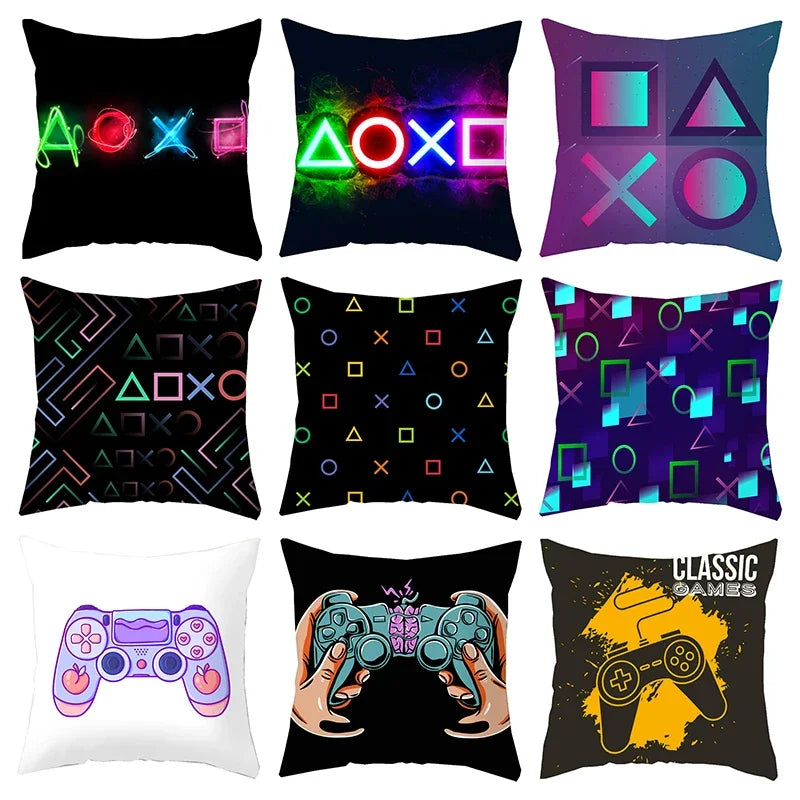 45x45cm TV Game Pillowcase Cushion Cover