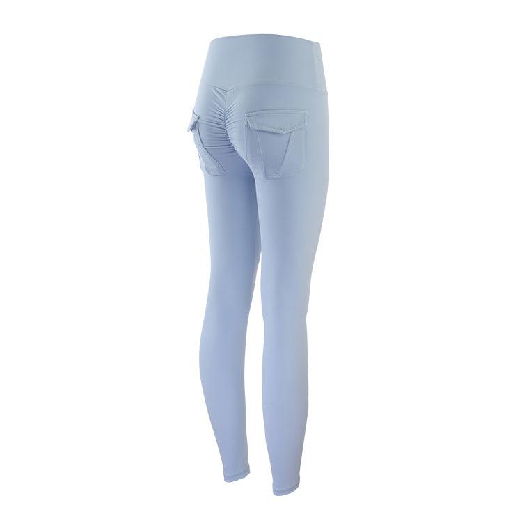 Sport Yoga Pants Tight High Waist Women's Pocket